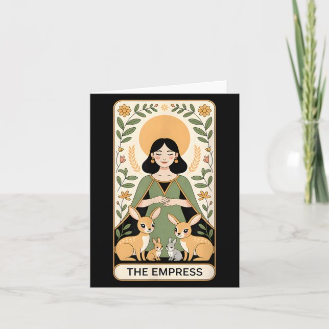 The Empress Tarot Card Illustration (Front)