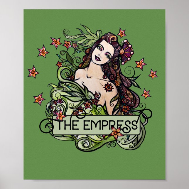 The Empress Tarot Card Poster (Front)