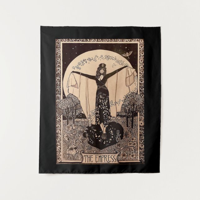 The Empress Tarot Card Tapestry (Front)