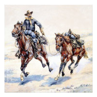 The Empty Saddle Western Art by Frederic Remington