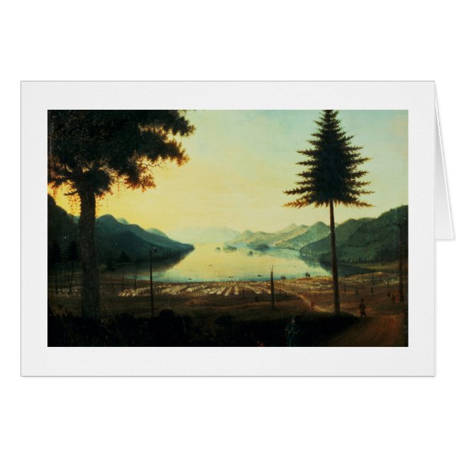 The Encampment at Lake George, New York, 1759 (oil (Front Horizontal)