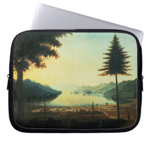 The Encampment at Lake George, New York, 1759 (oil Laptop Sleeve