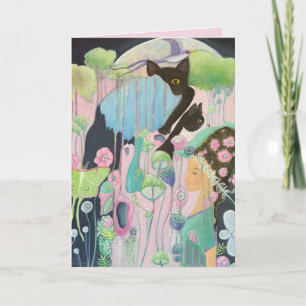 The Enchanted Dream Whimsical Art Card