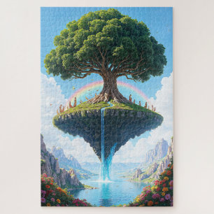 The Enchanted Floating Isle Jigsaw Puzzle