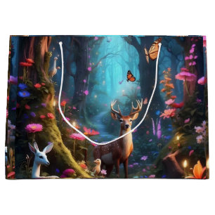 The Enchanted Forest a Mystical Oasis Large Gift Bag