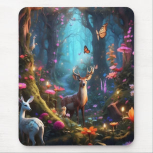 The Enchanted Forest a Mystical Oasis Mouse Mat