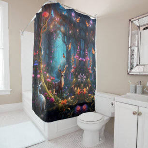The Enchanted Forest a Mystical Oasis Shower Curtain