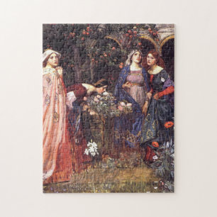The Enchanted Garden 1917 John William Waterhouse Jigsaw Puzzle