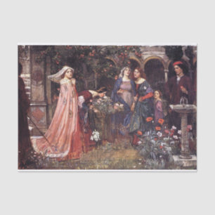The Enchanted Garden by John William Waterhouse Tissue Paper