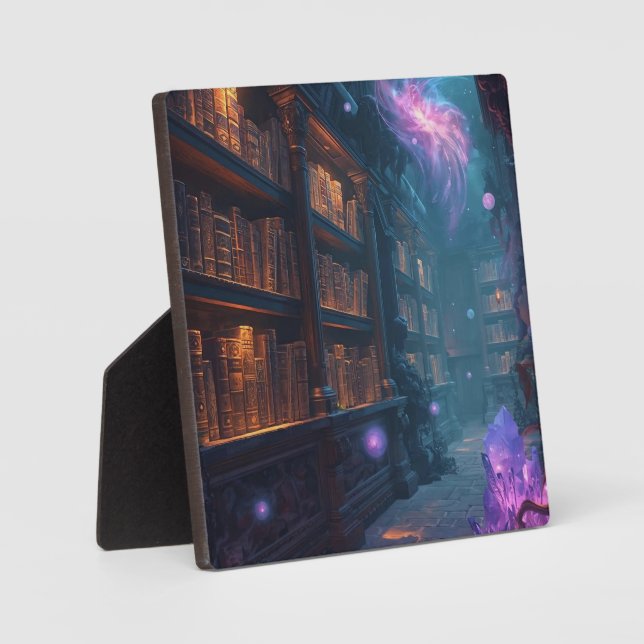 The Enchanted Library Plaque (Front)