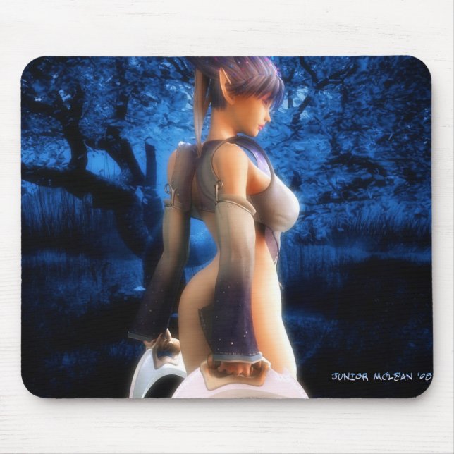 The Enchanted Warrior Mousepad (Front)
