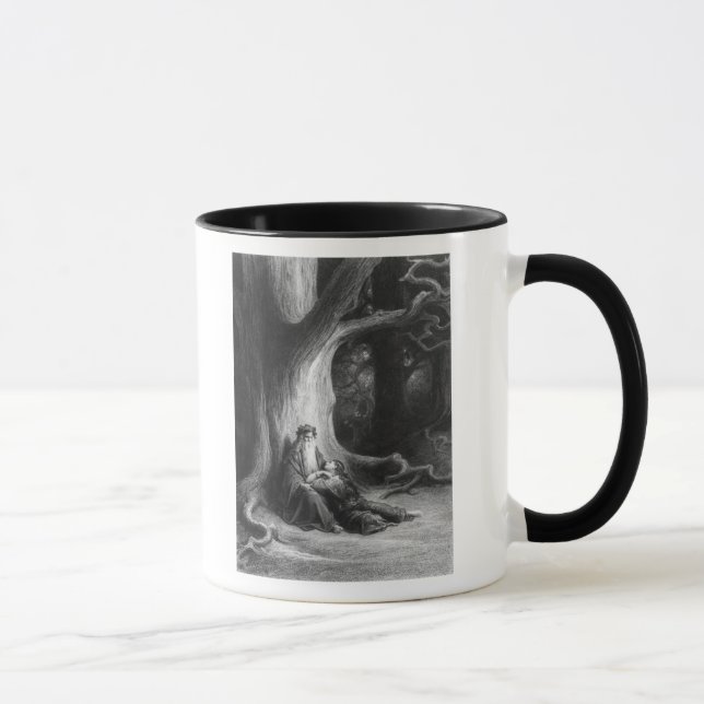 The Enchanter Merlin and the Fairy Vivien Mug (Right)