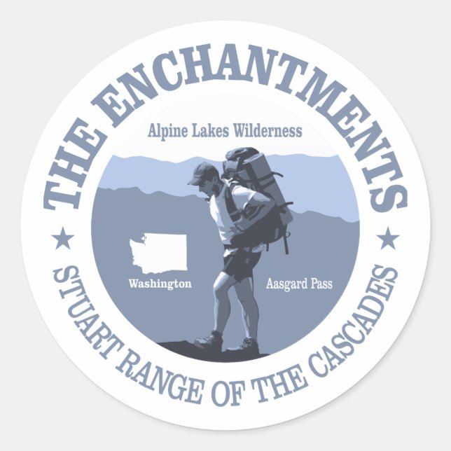 The Enchantments (rd) Classic Round Sticker (Front)