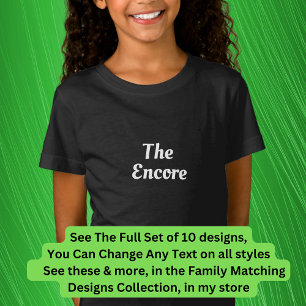 The Encore Mic Drop etc Matching Music Family T-Shirt