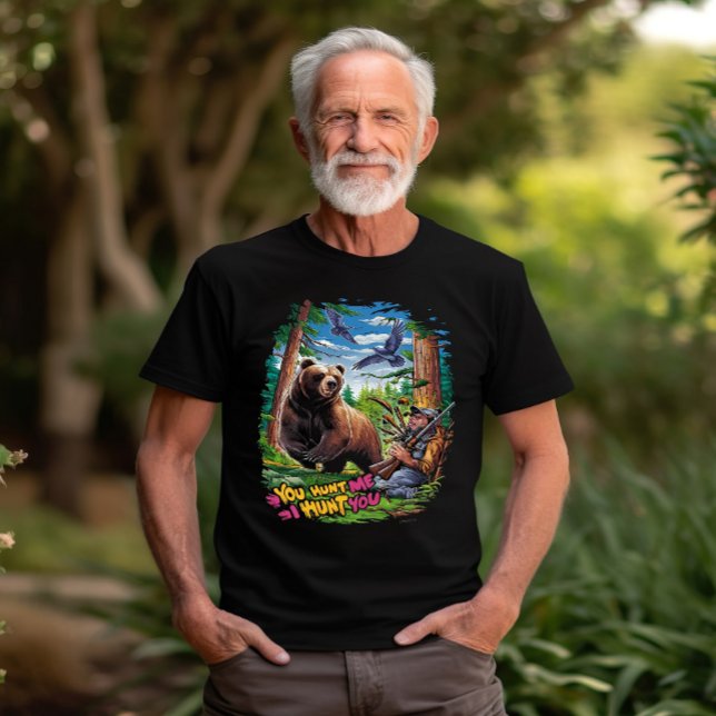 The Encounter bear hunting humourous T-Shirt (Creator Uploaded)