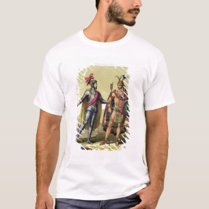 The Encounter between Hernando Cortes (1485-1547) T-Shirt