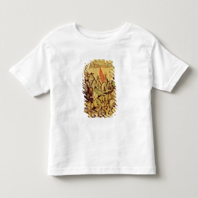 The encounter between Hernando Cortes Toddler T-Shirt (Front)