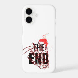 THE END – Creepy Horror Blood Drip Phone Case