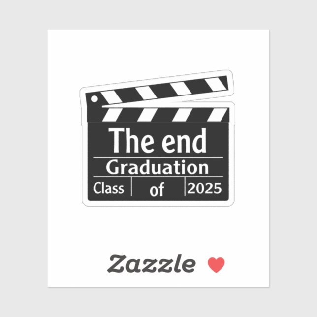 The End Graduation 2025 Cinema Graduate  (Sheet)