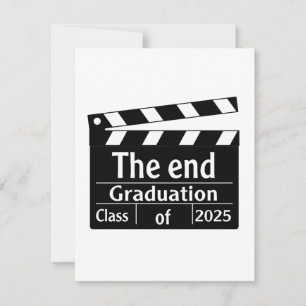 The End Graduation 2025 Cinema Graduate  Card