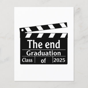 The End Graduation 2025 Cinema Graduate  Flyer