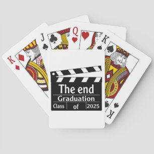The End Graduation 2025 Cinema Graduate  Playing Cards