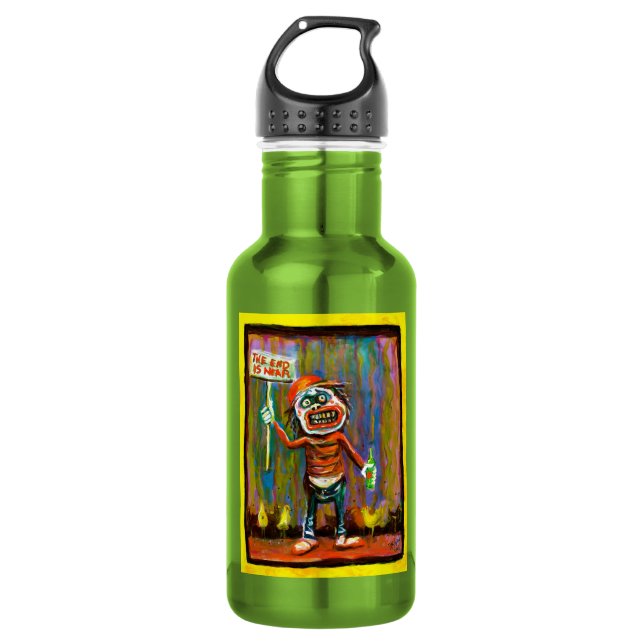 The End Is Near 532 Ml Water Bottle (Front)