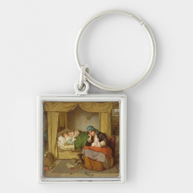 The end of a happy day key ring (Front)