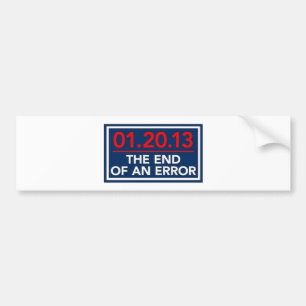 The End of an Error Bumper Sticker