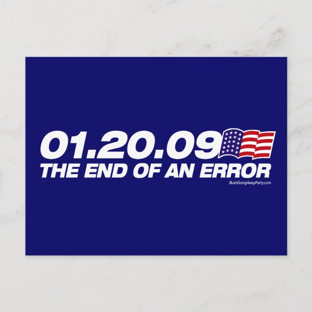 The End of an Error Postcard (Front)