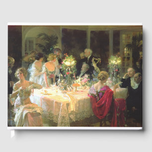 The End Of Dinner 1913 By Jules Alexandre Grun Guest Book