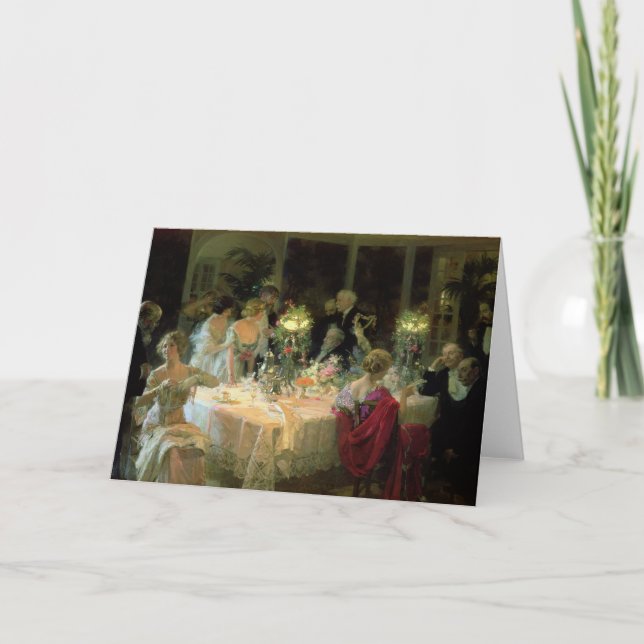 The End of Dinner, 1913 Card (Front)