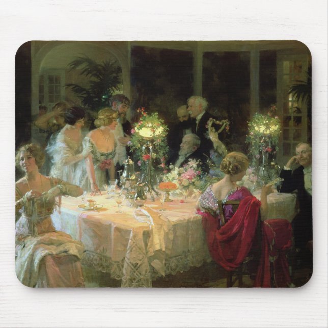 The End of Dinner, 1913 Mouse Mat (Front)