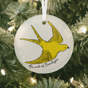 The End of Paralysis Glass Tree Decoration