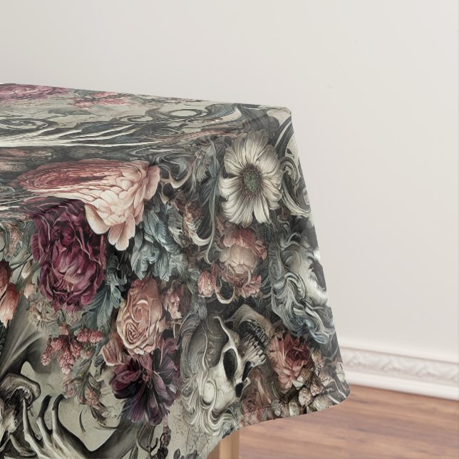 The End of Slumber – Gothic Large Pattern Tablecloth (In Situ)