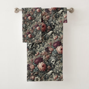 The End of Slumber – Gothic Victorian Bath Towel Set