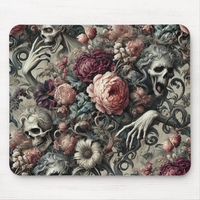 The End of Slumber – Gothic Victorian Mouse Mat (Front)