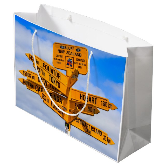 The end of the road large gift bag (Back Angled)