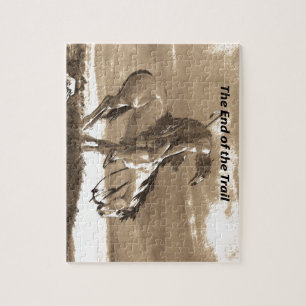 The End of the Trail Jigsaw Puzzle