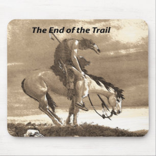The End of the Trail Mouse Mat