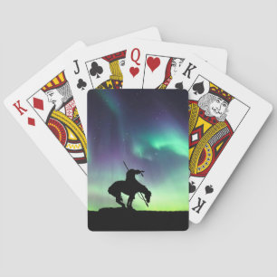 The End of the Trail Silhouette Playing Cards