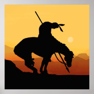 Horse Silhouette Posters Prints Zazzle Uk