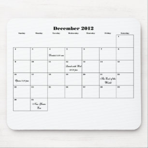 The End of the World Mouse Mat