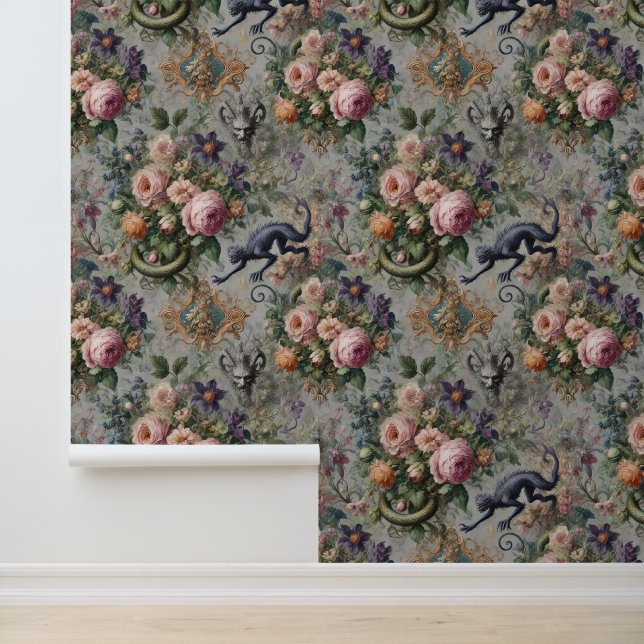The Endangered Lavender Lycan – Gothic Whimsy Wallpaper (Application)