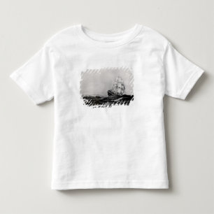 The Endeavour at Sea, 1900, engraved by Lowy Toddler T-Shirt