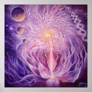 The energy of life in the universe poster