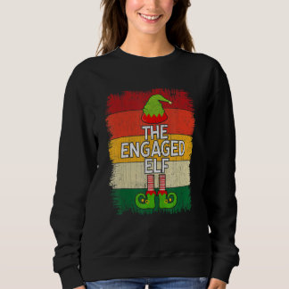 The Engaged Elf Matching Group Christmas Party Paj Sweatshirt