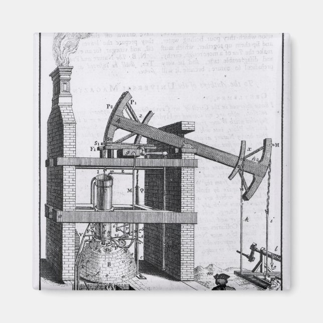 The Engine to Raise Water by Fire Magnet (Front)