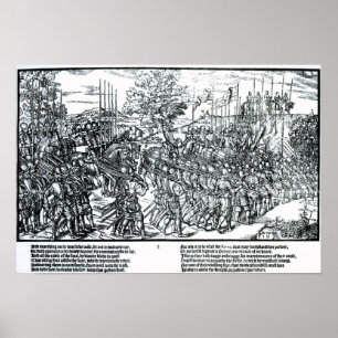 The English Army Marching with Sir Henry Sidney Poster