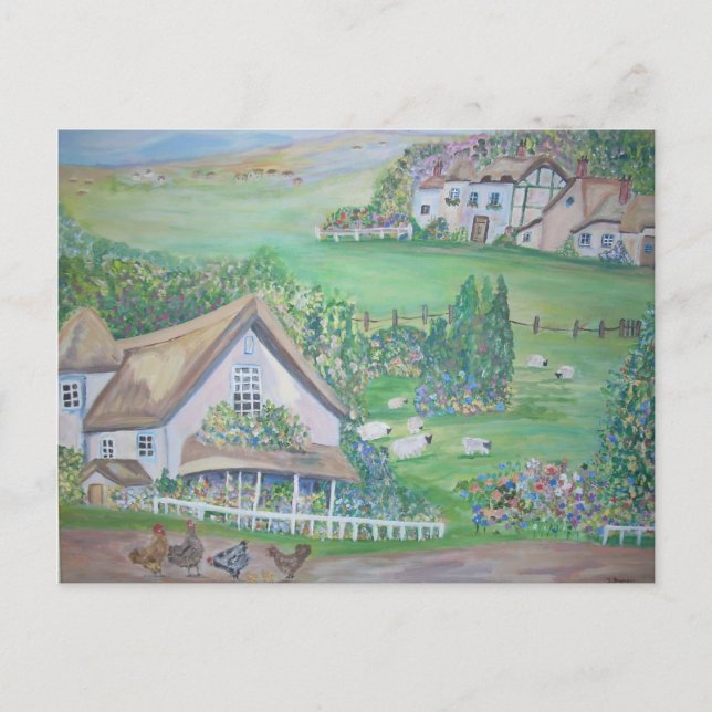 The English countryside Postcard (Front)